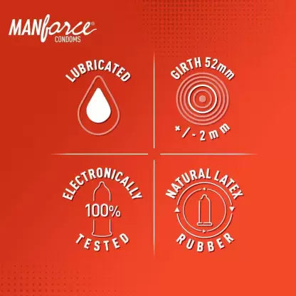 manforce overtime orange flavoured - 1 condom