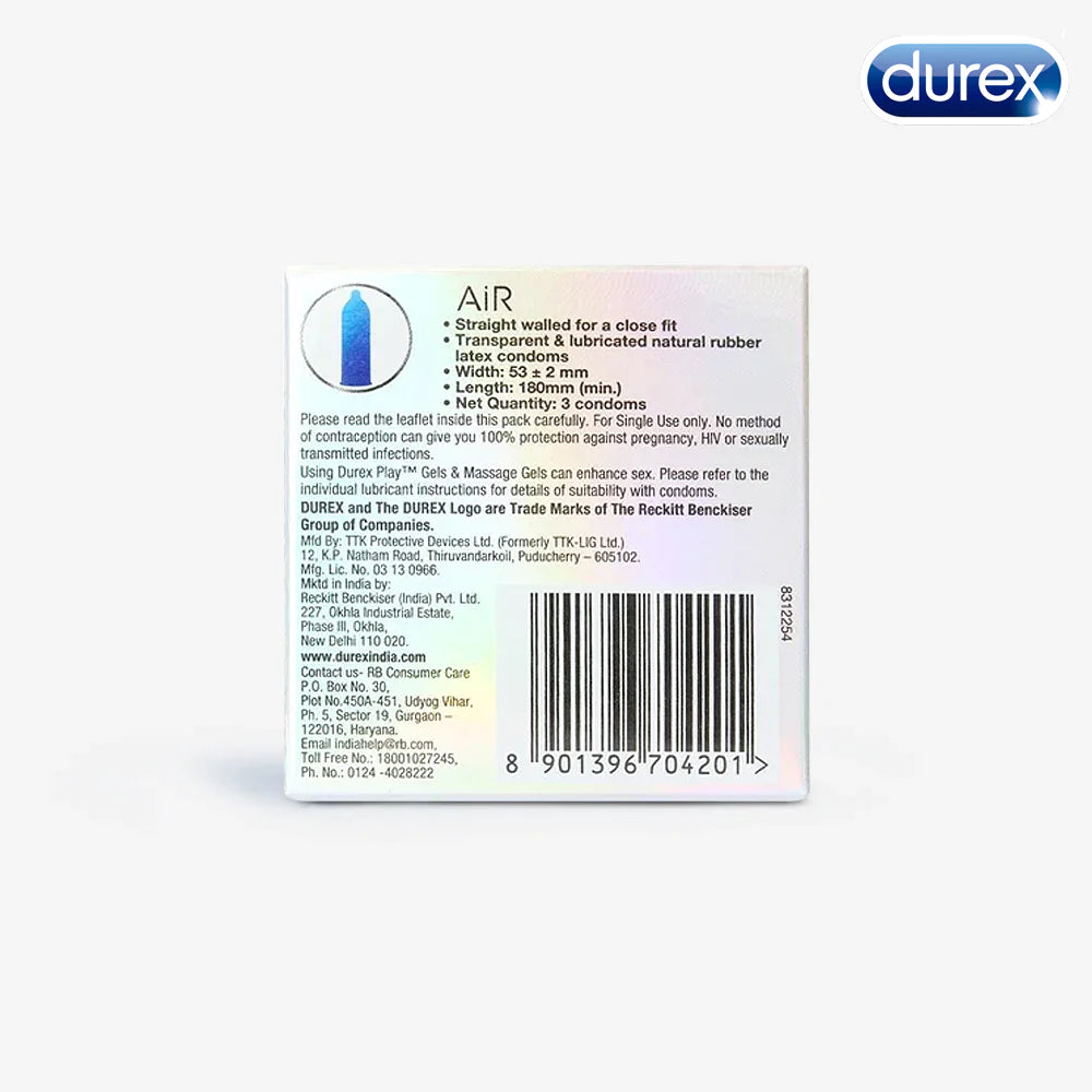 durex ultra thin air condoms 1 pcs