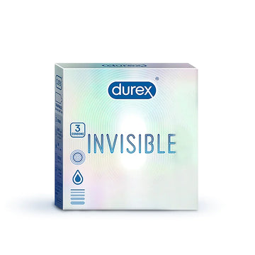 durex invisible -3 condoms (1 pack)