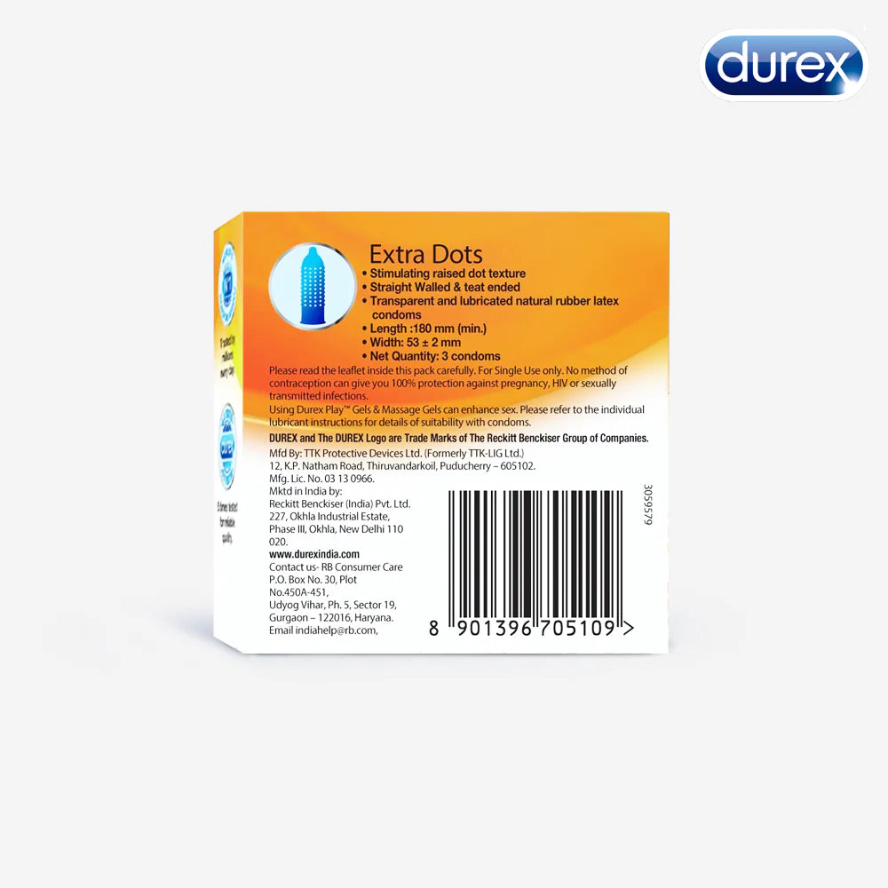 Durex Extra Dots - 1 Condom