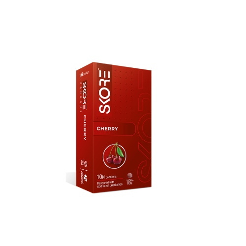 Skore Cherry Flavored Condom 1 pcs