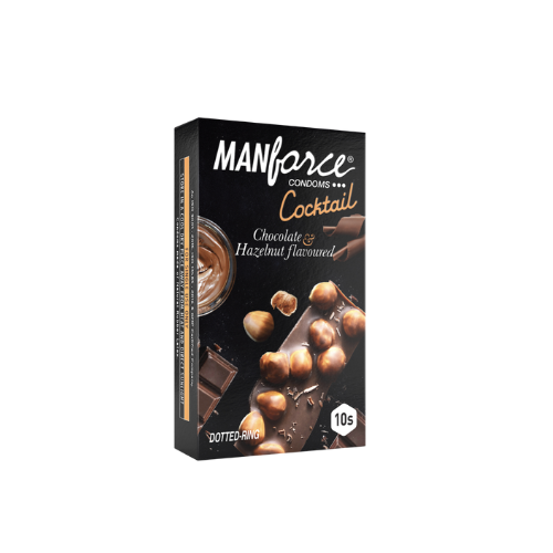 COCKTAIL CHOCOLATE AND HAZELNUT - 10 condoms (1 pack)