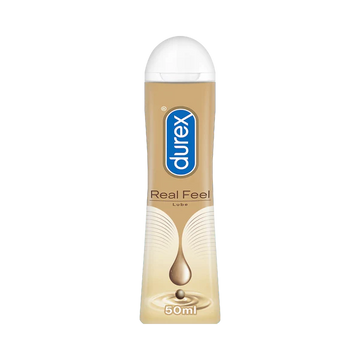 Durex Real Feel Intimate Lubricant | Silicone Based Lube Gel for Men & Women