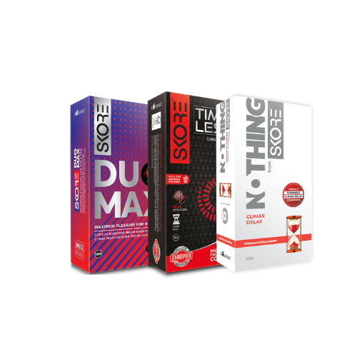 Skore duo max [2pcs] + time less [2pcs] + nothing climax delay [2pcs]