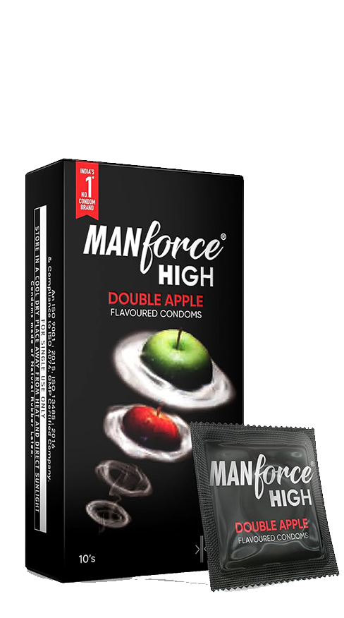 Manforce High Double Apple Flavoured - 1 condom