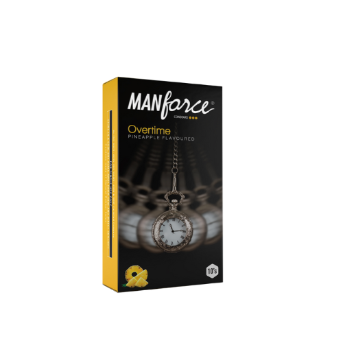 manforce overtime pineapple -10 condom [1 pack]